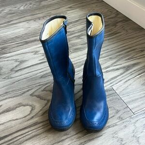Eject genuine leather boots size 37, US7